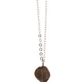 bronze string of hearts necklace 3