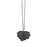 sterling silver senecio spearhead succulent necklace