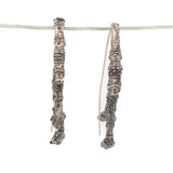 sterling silver maple terminal bud twig earrings