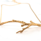 gold vermeil twig necklace 1