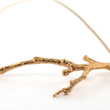 gold vermeil twig necklace 1