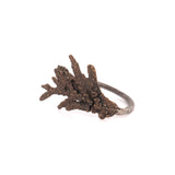 bronze cedar sprig ring