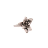 sterling silver floral succulent ring 5