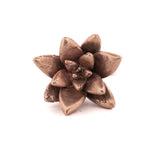 bronze floral succulent ring 2