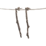 sterling silver medium twig earrings 1