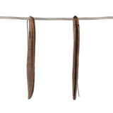 bronze happy bean succulent earrings 2