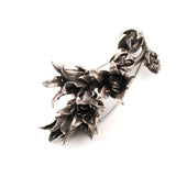 sterling silver echeveria succulent flowers brooch