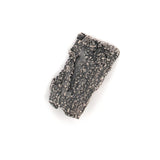 sterling silver bark brooch