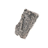 sterling silver bark brooch