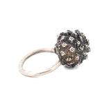 sterling silver kousa dogwood fruit ring 2