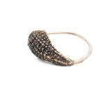 bronze haworthia dagger ring