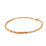 gold vermeil twig XXL bangle bracelet