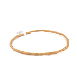 gold vermeil twig XXL bangle bracelet