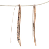 bronze happy bean succulent earrings 3