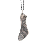 sterling silver maple seed necklace 1