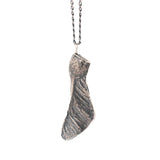 sterling silver maple seed necklace 1