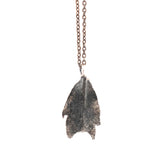 sterling silver small single holiday cactus necklace 1