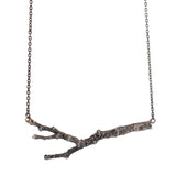 sterling silver twig necklace 1