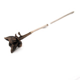 bronze peony pod hair or shawl pin
