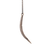sterling silver large happy bean succulent necklace 2