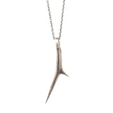 sterling silver locust thorn necklace 1