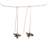 sterling silver floral succulent earrings 1