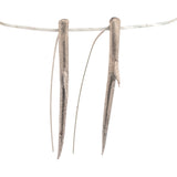 sterling silver locust thorn earrings 2