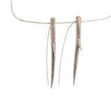 sterling silver locust thorn earrings 2