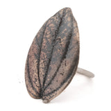 bronze peperomia shield ring