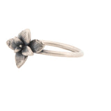 sterling silver floral succulent ring 7