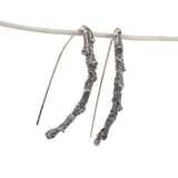 sterling silver short twig earrings 3