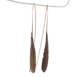 bronze ash seed earrings