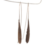 bronze ash seed earrings