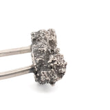sterling silver horizontal tree bark ring 1