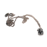 sterling silver ninebark seed pod necklace