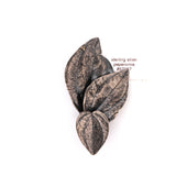 sterling silver peperomia leaves brooch pin