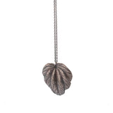 sterling silver peperomia leaf necklace 4