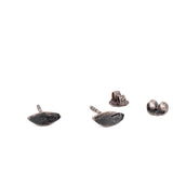 sterling silver succulent petal earring studs 6