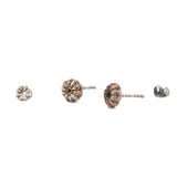 bronze pokeweed stud earrings 2
