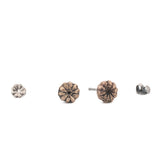 bronze pokeweed stud earrings 2