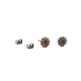 bronze pokeweed stud earrings 2