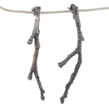 sterling silver long twig earrings 1