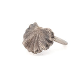 sterling silver geranium leaf ring 1
