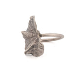 sterling silver geranium leaf ring 2