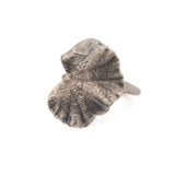 sterling silver geranium leaf ring 2
