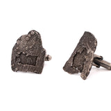 sterling silver tree bark cufflinks 2