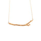 gold vermeil twig necklace 2
