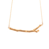 gold vermeil twig necklace 2