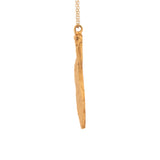 gold vermeil maple seed necklace 1