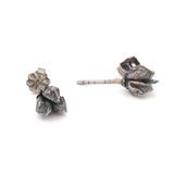 sterling silver ninebark seed pod post earrings 2